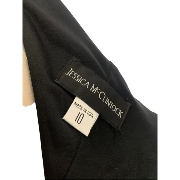 Vintage Jessica McClintock Y2k 90s Strapless Maxi Dress Size Medium - Image 10