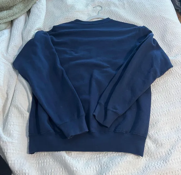 Yale navy blue crew neck - Image 4