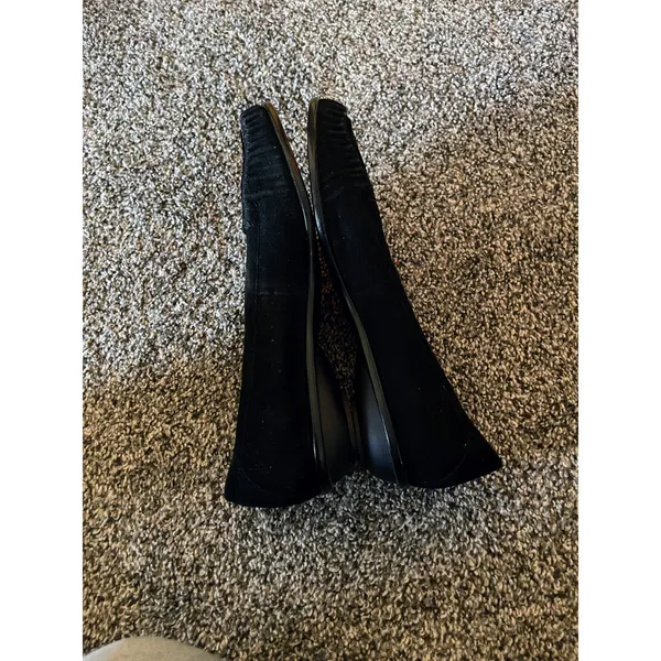 Markon Black Jo loafers Beaded Shoes 9 1/2W Size 9.5 - Image 4