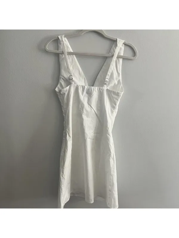 Princess Polly Florien Broderie Mini Dress in White - Image 6