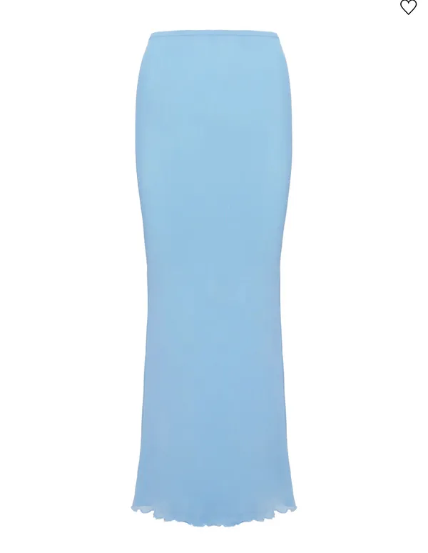Princess Polly De Angelo Maxi Skirt + Electrified Hardware Detail Top Blue - Image 3