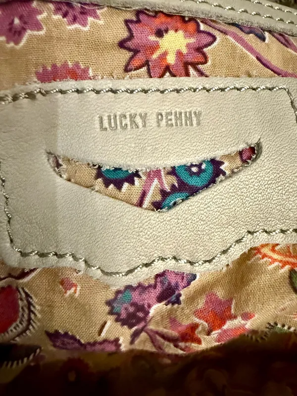 Anthropologie Lucky Penny Leather Shoulder Bag - Image 6
