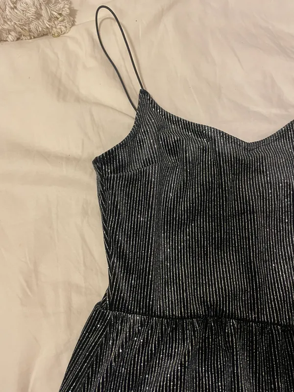 Sparkly Black Romper - Image 3