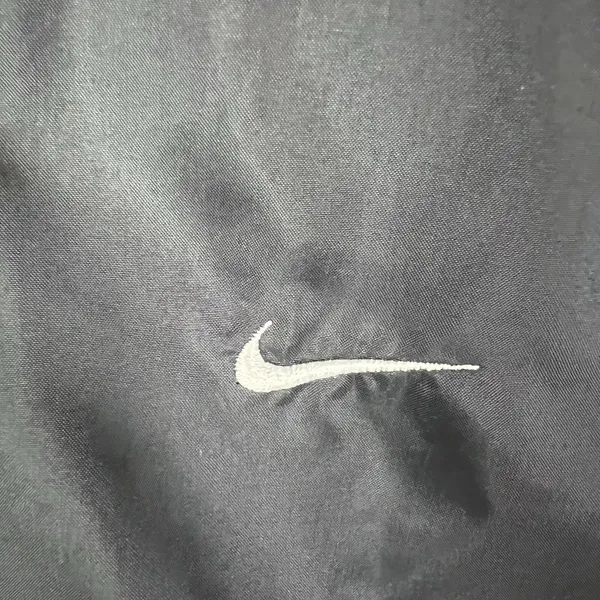 Vintage Nike Women's M Full Zip-Embroidered Swoosh Nylon Windbreaker 90's Jacket - Image 6