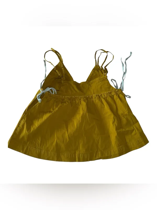 NWOT Free People Free-Est Fields Of Love Tank Blouse Top Sleeveless Olive Green - Image 7