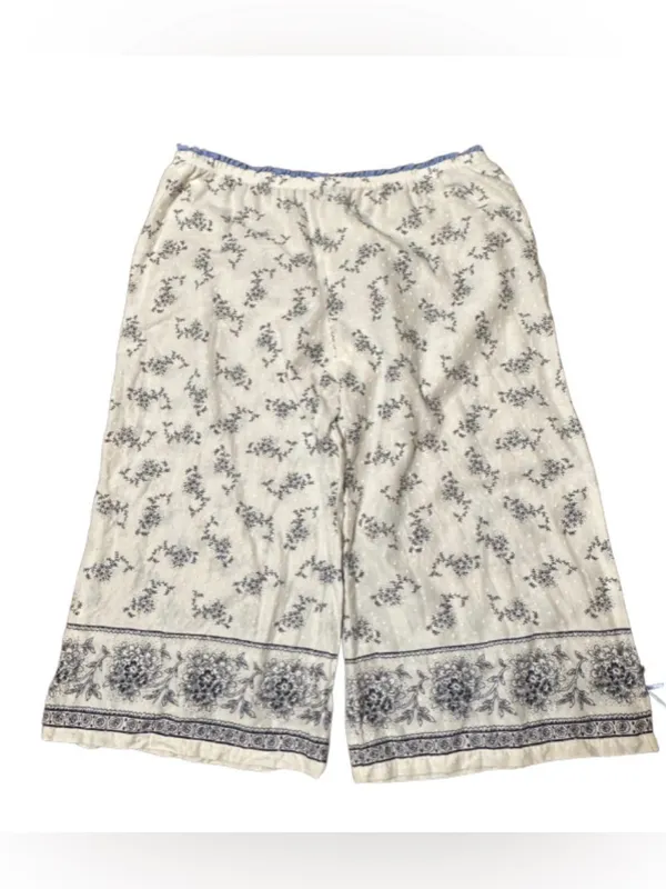 Vintage E By Eloise Anthropologie Swiss Dot Pajama Set Small Toile Floral - Image 8
