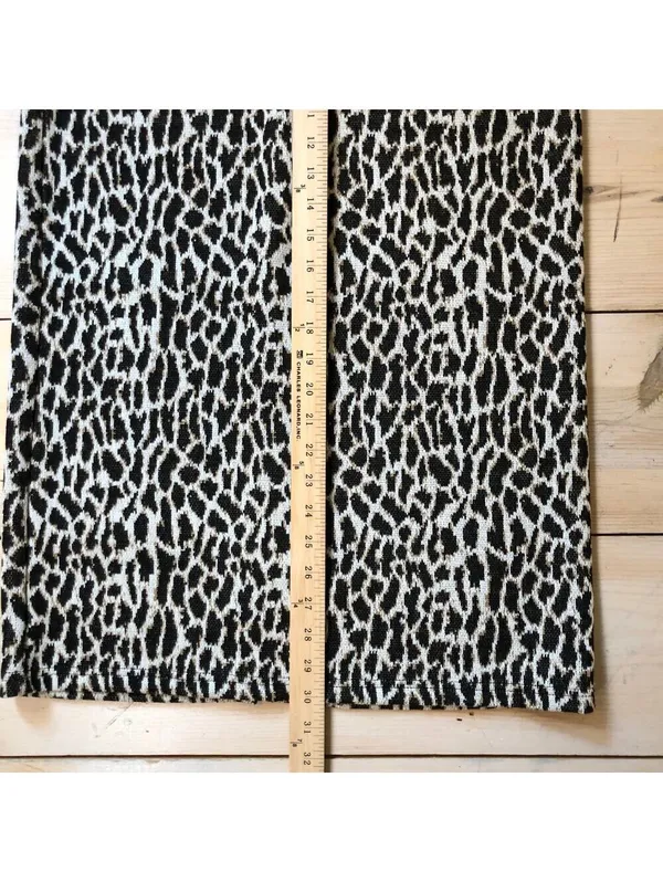 Loft NWT Women's Knit Midi Cheetah Print Pencil Skirt Size M - Image 10