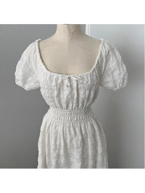 Madewell Sophia Midi Dress in Seersucker Check - Size XS - Image 4