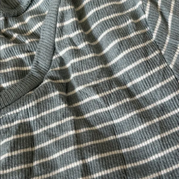 Garage Gray blue Striped Short Sleeve Tee - Image 6