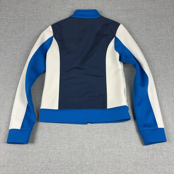 Ellesse Track Jacket Womens 12 Blue White Colorblock Full Zip Pockets Athletic - Image 11