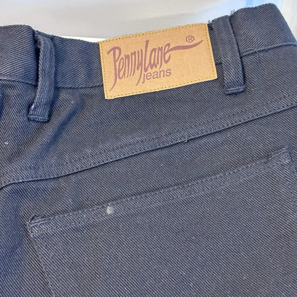 Penny Lane Jeans Women's Black Denim Shorts Size 14 100% Cotton Mid Rise Casual - Image 8