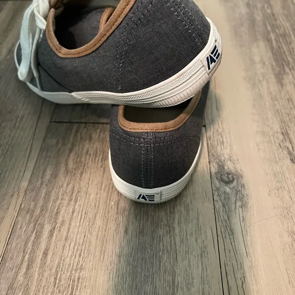 Sale!🔥🔥🔥 American Eagle denim shoes with light brown trim Size 8.5 - Image 3