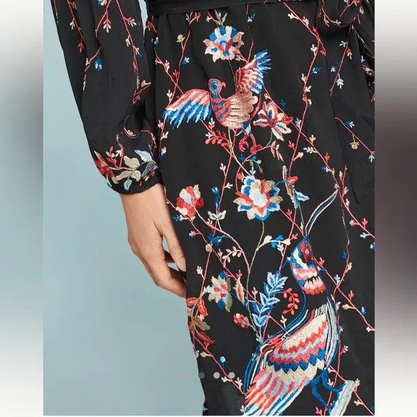 Anthropologie Lilian Embroidered dress NEW - Image 3