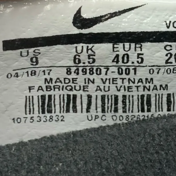 womens black white Nike Metcon 3 gym training Athletic shoes size 9 - Image 8