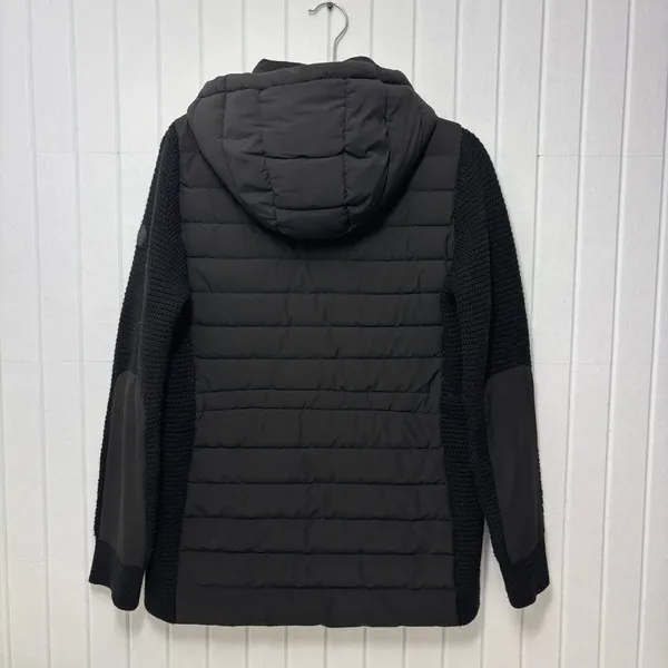 MICHAEL Michael Kors Ultra‎ light weight Black Puffer Jacket with Knit Sleeves M - Image 5