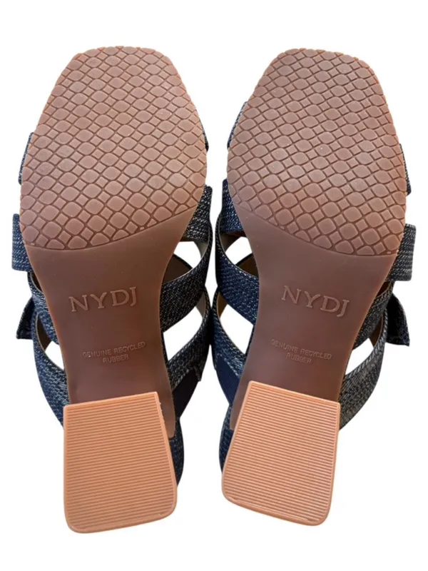 NWOT NYDJ Loreri Denim Heeled Sandals Size 5.5 - Image 7