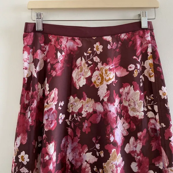 Free People Intimately Sweet Talker Floral Midi Skirt Size Medium - Image 7