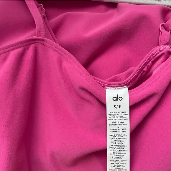 Alo Yoga Alosoft Courtside Tennis Dress Athletic Paradise Pink S - Image 3