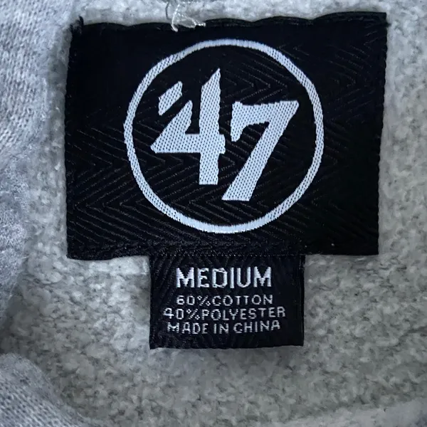 47 Brand New England Patriots Gray Hoodie - Image 4
