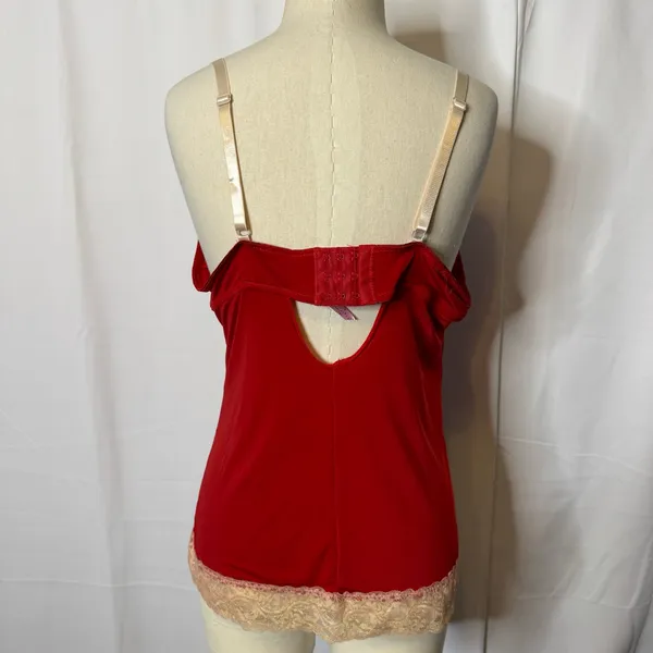 Native Intimates Red Lace Bustier Camisole Bra Top Lingerie 42C - Image 4