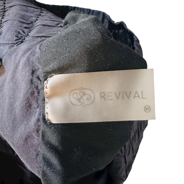Revival‎ Black High Waist Athletic Shorts Women's Small Lightweight Nylon - Image 3