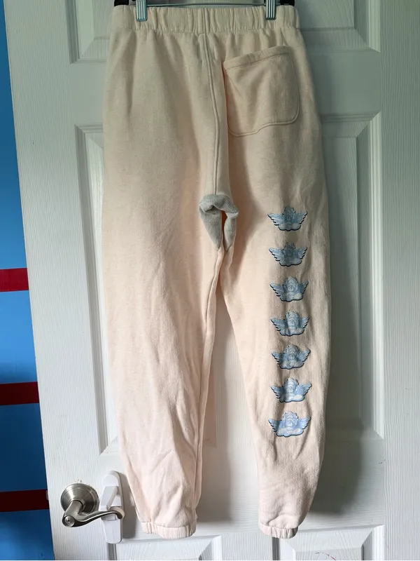 Boys Lie Peach/Tan Sweatpants. - Image 3
