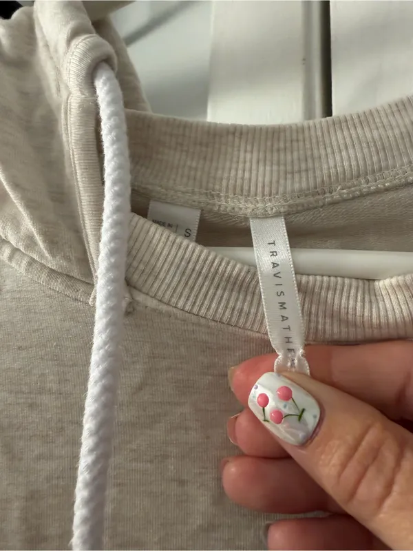 Travis Mathew’s Women’s Cream Lightweight Hoodie Sweatshirt - Image 3