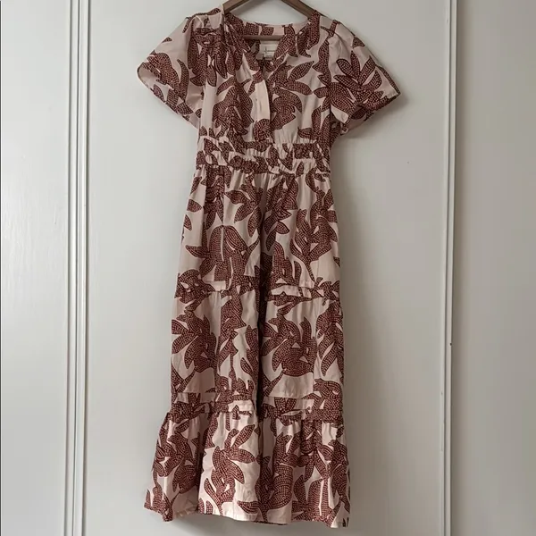 Anthropologie XS The Somerset Maxi Floral Print Dress - Image 3