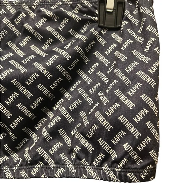 Kappa Logo NWT Bandeau in Black‎ Smoke/Antique White Size XL - Image 3