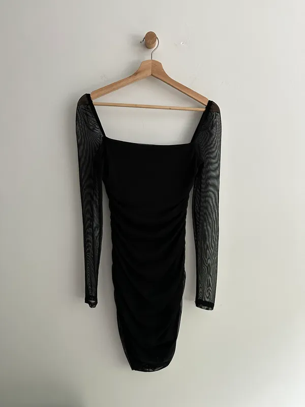 Princess Polly Charvi Mini Dress Black - Image 7
