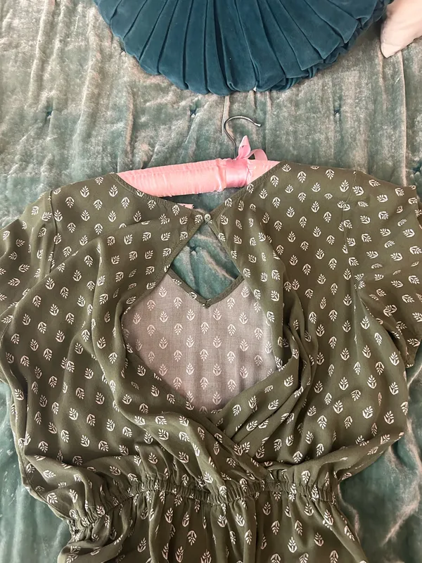 Old Navy Romper Green Olive - Image 3