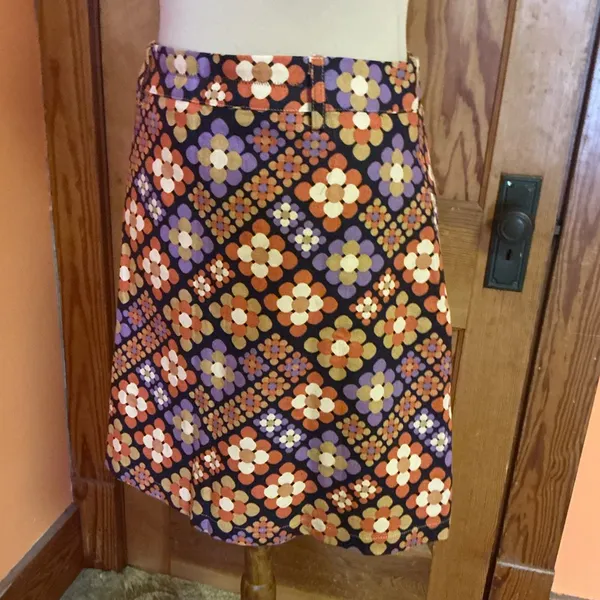 Princess Highway Floral Mini Skirt Size 10 Retro Mod 70s Style - Image 13