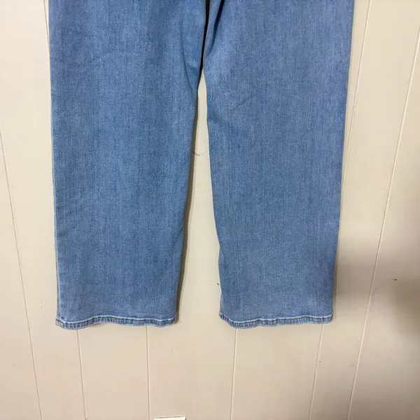 Mica Los Angeles Super High Rise Straight Leg Jeans Size 31 Loose Fit - Image 9