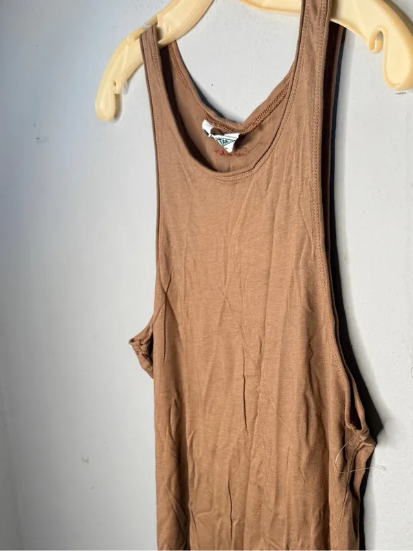 Hard Tail Forever Brown Tank Top nwot Size M - Image 2