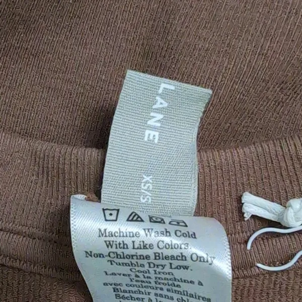 Everlane The Seamless Tee Acorn (Brown) Cropped Short Sleeves Crew Neck XS/S New - Image 5