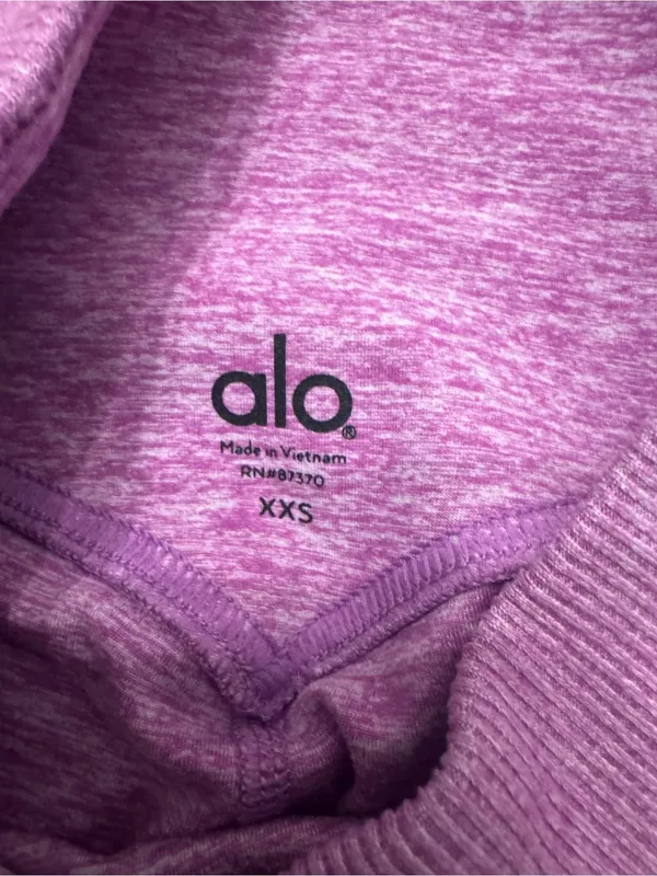 Alo Size XXS Alosoft Lounge Legging Pink - Image 2