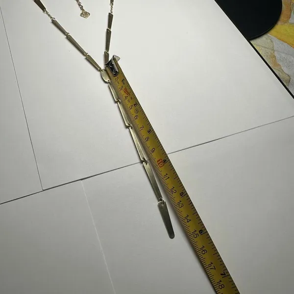 Kendra Scott Gail Y Drop Lariat Necklace Gold Tone - Image 7