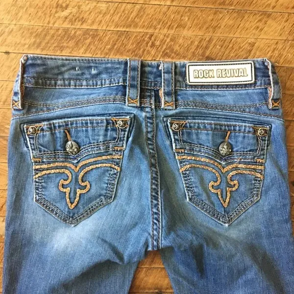 Rock Revival Calli skinny western bling cowboycore jeans - Image 2