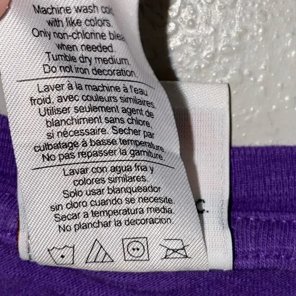 Harley-Davidson Biker V‎ Neck Tee Purple Small - Image 7