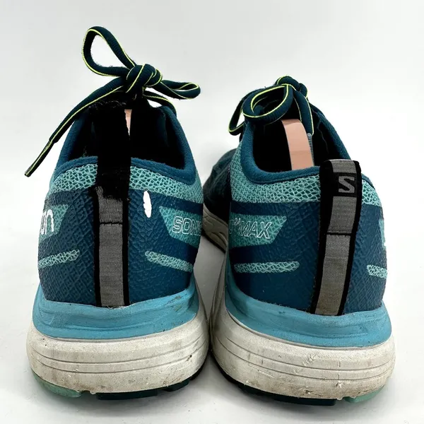 Salomon Sonic RA Max Running Sneakers Sensi Fit Shoes Lace Up Green Blue 8.5 - Image 5