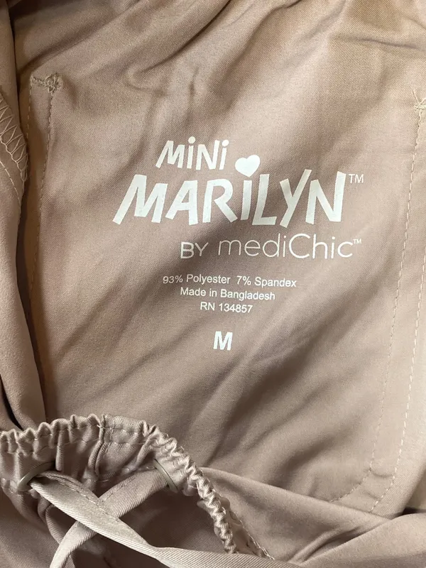 Mini Marilyn Scrub Pants Tan Size M - Image 4