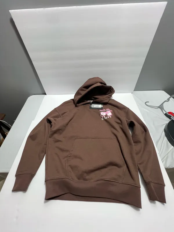 Unlike Humans Brown Coffee Graphic Hoodie - NWT (M) - Image 3