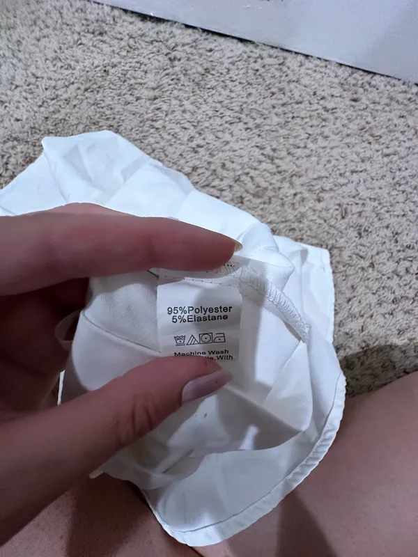 Shein Pleated White Skirt. Preppy, old money, tennis skirt - Image 3