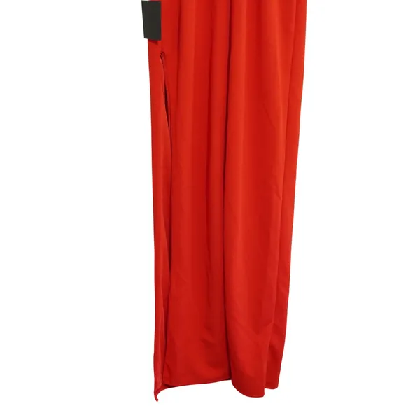 Lulus Size‎ Small Red Ruffle Strap Maxi Dress Square Neck Column Gown Wedding - Image 12
