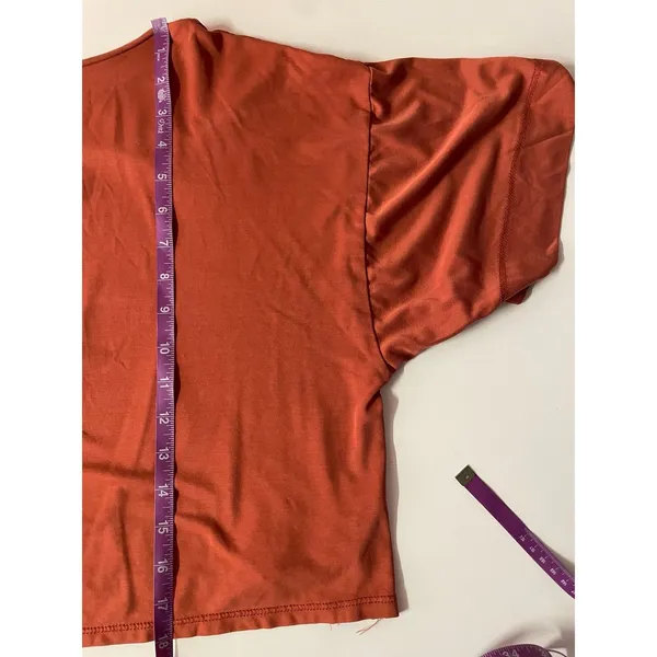 Urban Outfitters Rust Boxy Fit Cropped Tee Size XS - Image 11