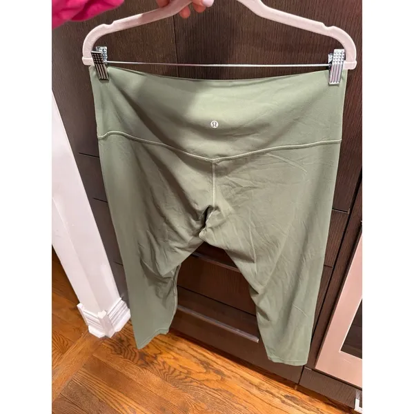 Lululemon Align High-Rise Pant 25" Green‎ Twill size 16 - Image 3