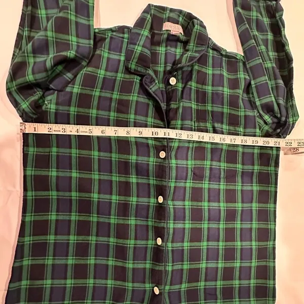 J Crew Women Pajamas Green Black -‎ Size S. - Image 12