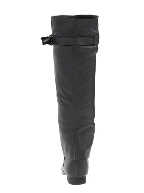 Chinese Laundry Set In Stone Nappa Pig Leather Hi Boots Black Women Size 7.5 - Image 3