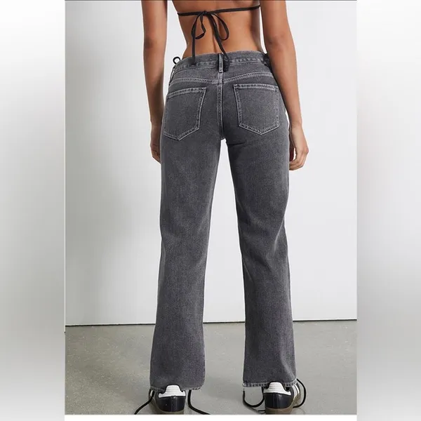 PacSun Lowrise Straight Split Hem Denim Jeans size 29 NEW - Image 10