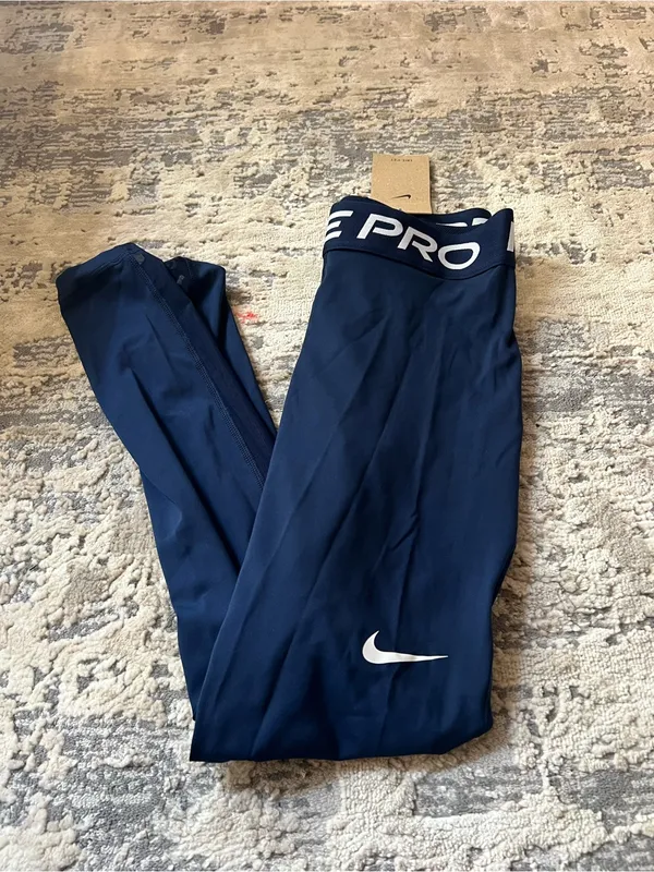 NWT Nike Navy Blue Pro 365 Tight Leggings Size Small - Image 2